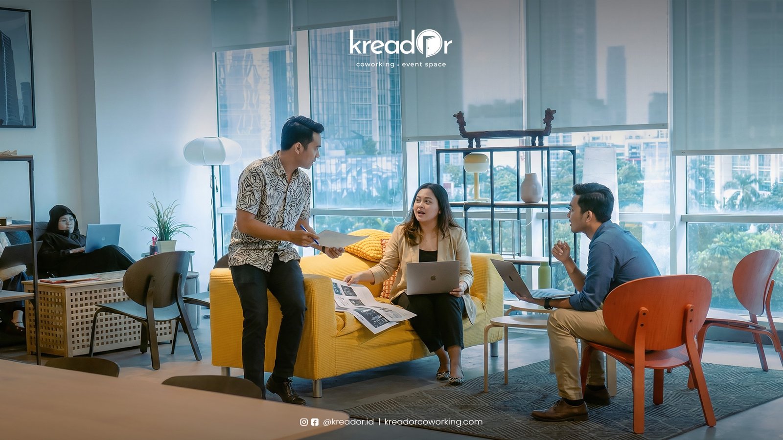 Suasana kantor Kreador untuk Stop Quiet Cracking